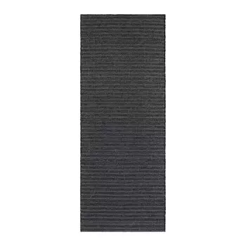 Однотонный ковер ПВХ - Momo Lisola, черный, 60х150см