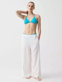 Однотонный лиф бикини с треугольными чашками Ovs, цвет turquoise blue