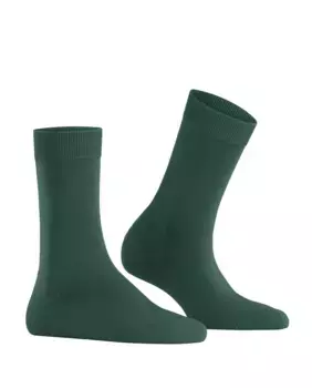 Однотонный носок из шерсти и лиоцелла Falke, зеленый