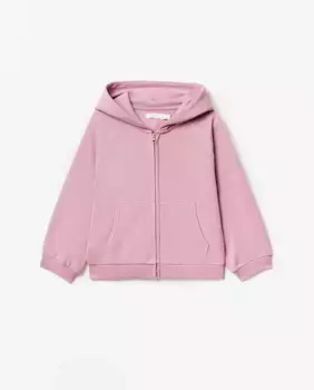 Однотонный открытый свитшот Sfera, розовый