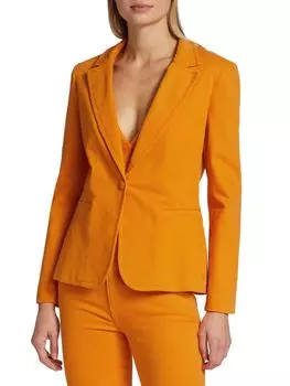 Однотонный пиджак Macey Alice + Olivia, цвет Tangerine