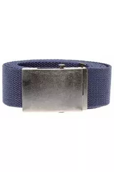 Однотонный ремень из лямки Kingsize Edward Duke Clothing, темно-синий