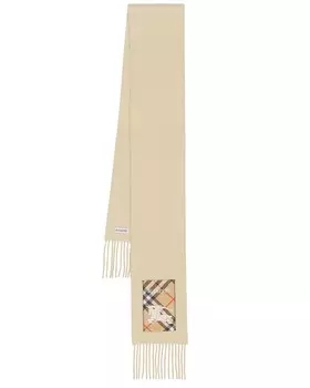 Однотонный шарф с этикеткой Burberry, цвет Nutmeg
