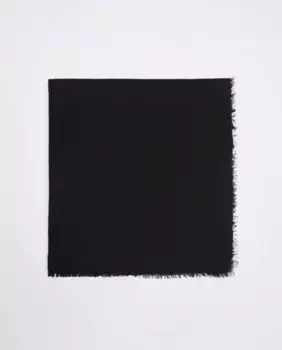 Однотонный шарф с прострочкой Parfois, черный