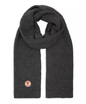 Однотонный шарф в рубчик Gallo, серый