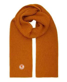 Однотонный шарф в рубчик Gallo, желтый