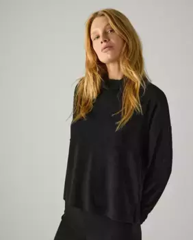 Однотонный свитер с высоким воротником Ysabel Mora, черный