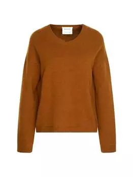 Однотонный свитер Seidensticker, желтый