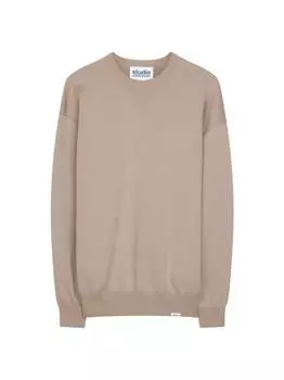 Однотонный свитер Studio Seidensticker, коричневый