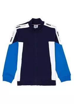 Однотонный темно-синий свитшот для мальчика RC-BODENKIDS U.S. Polo Assn., темно-синий