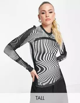 Однотонный топ ASOS 4505 Tall