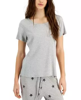 Однотонный топ для сна в рубчик, созданный для macy's Jenni, мульти