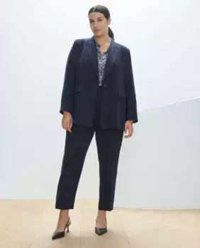 Однотонный женский пиджак Couchel, темно-синий