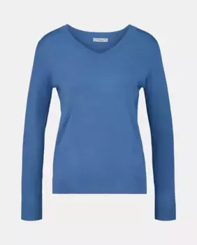 Однотонный женский свитер с длинными рукавами Zermatt, цвет Azul ndigo