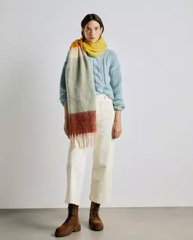 Однотонный женский свитер с круглым вырезом Easy Wear, зеленый