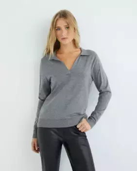 Однотонный женский свитер Zermatt, серый