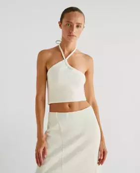 Однотонный женский топ с регулируемой кулиской на спине Scalpers, мультиколор