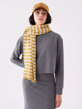 Однотонный женский трикотажный свитер с круглым вырезом и длинными рукавами LCW Casual, антрацит меланж