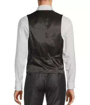 Однотонный жилет классического кроя Hickey Freeman, серый