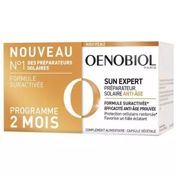 Oenobiol Sun Expert Preparator Sun Anti-Aging 30 капсул - упаковка из 2 шт. Markenlos