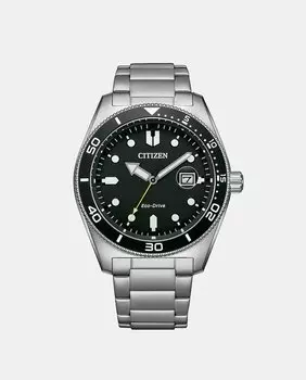 Off Collection AW1760-81E Eco-Drive стальные мужские часы Citizen, серебро