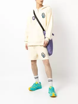 Off Duty худи с нашивкой-логотипом, желтый