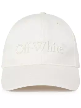 Off-White бейсболка Drill Logo Bksh, белый