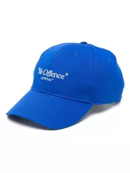 Off-White бейсболка Drill No Offence, синий