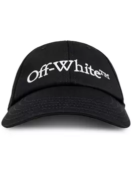 Off-White бейсболка из хлопка, черный
