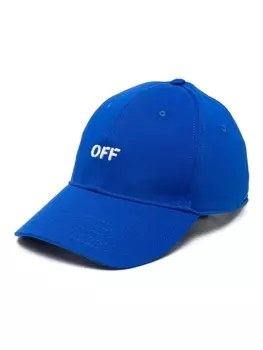 Off-White бейсболка Off Stamp Drill, синий