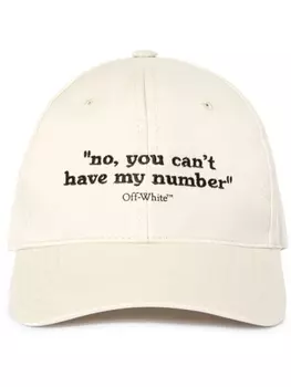Off-White бейсболка Quotes, нейтральный цвет