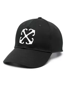 Off-White бейсболка с логотипом Arrows, черный