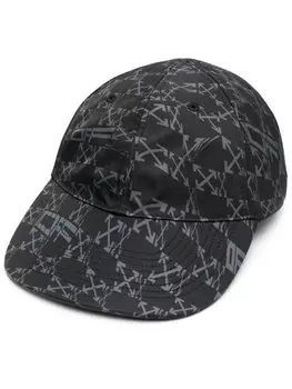 Off-White бейсболка с логотипом Arrows, черный