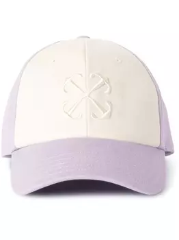 Off-White бейсболка с вышивкой Arrow, фиолетовый