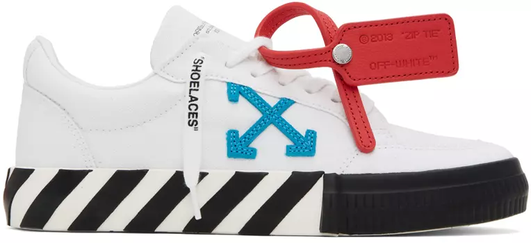 Off-White Белые вулканизированные кроссовки