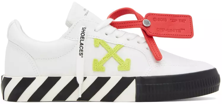 Off-White Белые вулканизированные кроссовки