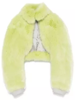 Off-White болеро Fuzzy, зеленый