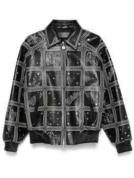 Off-White бомбер Dices Lea, черный