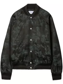 Off-White бомбер Fresco, черный