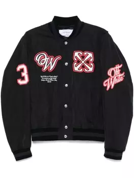 Off-White бомбер Golf, черный