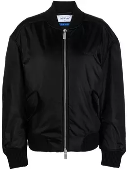 Off-White бомбер Ny Gab с логотипом Arrows, черный