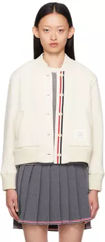 Off-White Бомбер в полоску с RWB Thom Browne