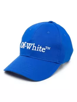 Off-White Bookish Dril baseball cap, синий