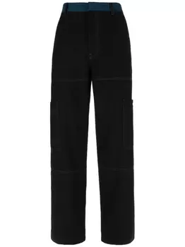 Off-White брюки карго, черный