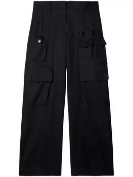 Off-White брюки-карго Wo Toyrbox, черный