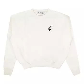 Off-White Bubble Arrow над круглым вырезом, цвет Белый