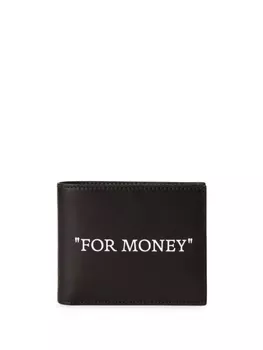 Off-White бумажник For Money, черный