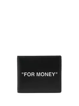 Off-White бумажник For Money, черный