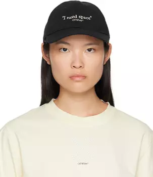 Off-White Черная кепка Give Me Space