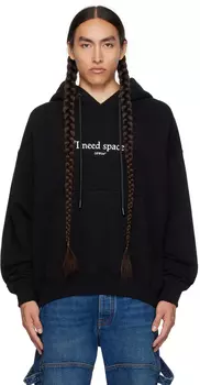 Off-White Черный худи I Need Space
